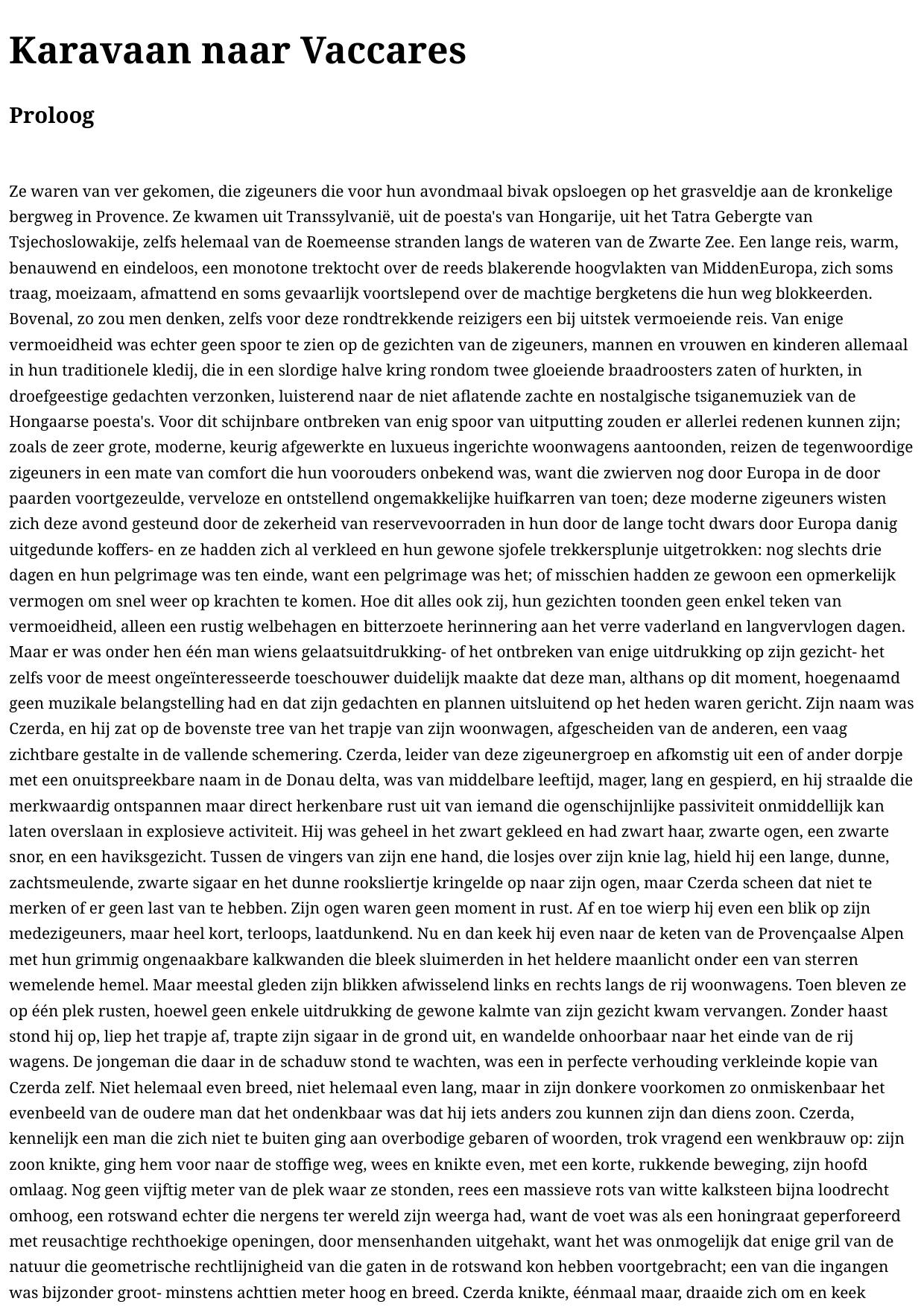 Karavaan naar Vaccares