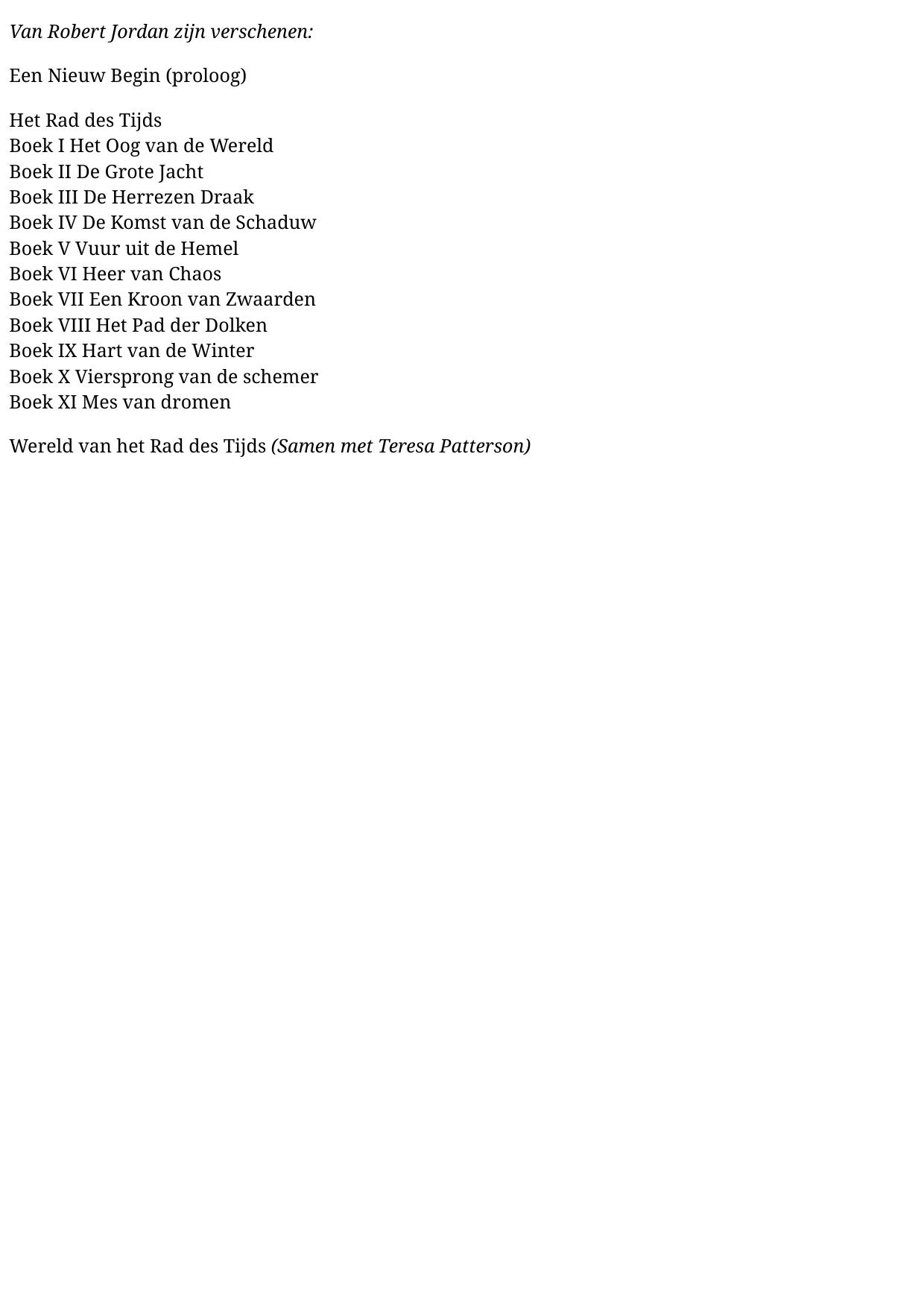 [Rad des Tijds] Boek VIII - Het pad der Dolken