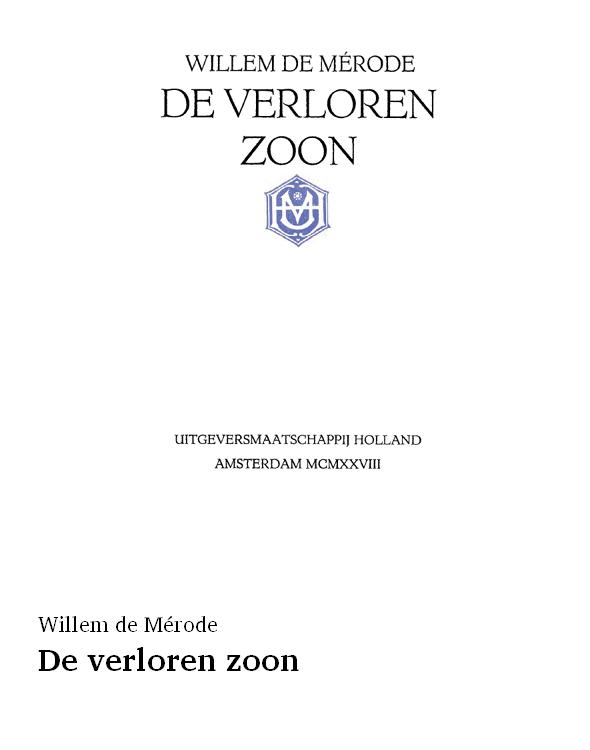 De verloren zoon
