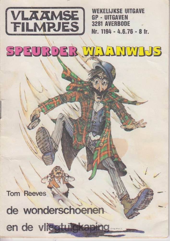 Speurder waanwijs de wonderschoenen en de vliegtuigkaping