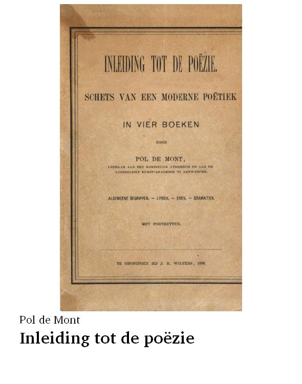 Inleiding tot de poëzie