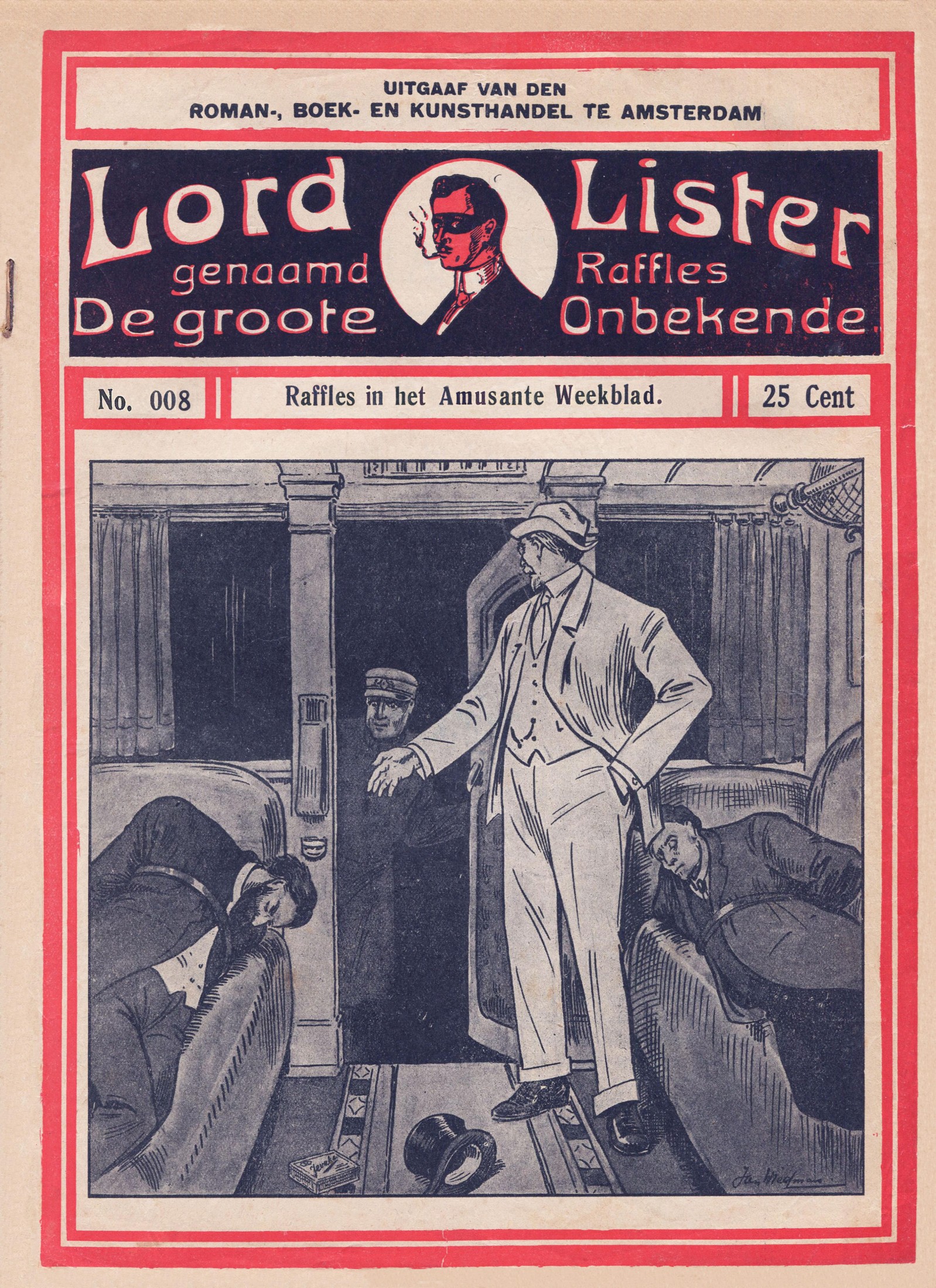 Raffles in het Amusante Weekblad 08