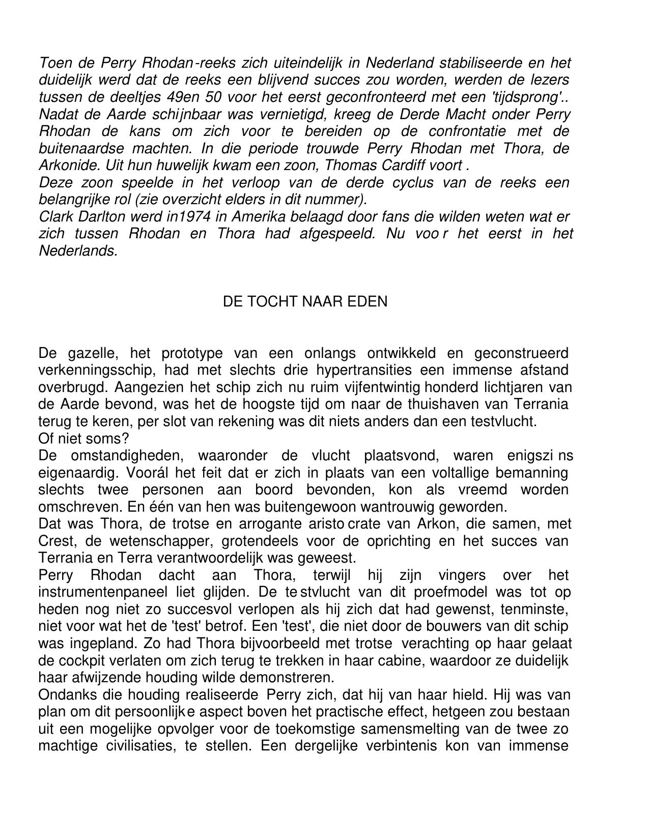 Uitgeverij Orbit - Perry Rhodan Special