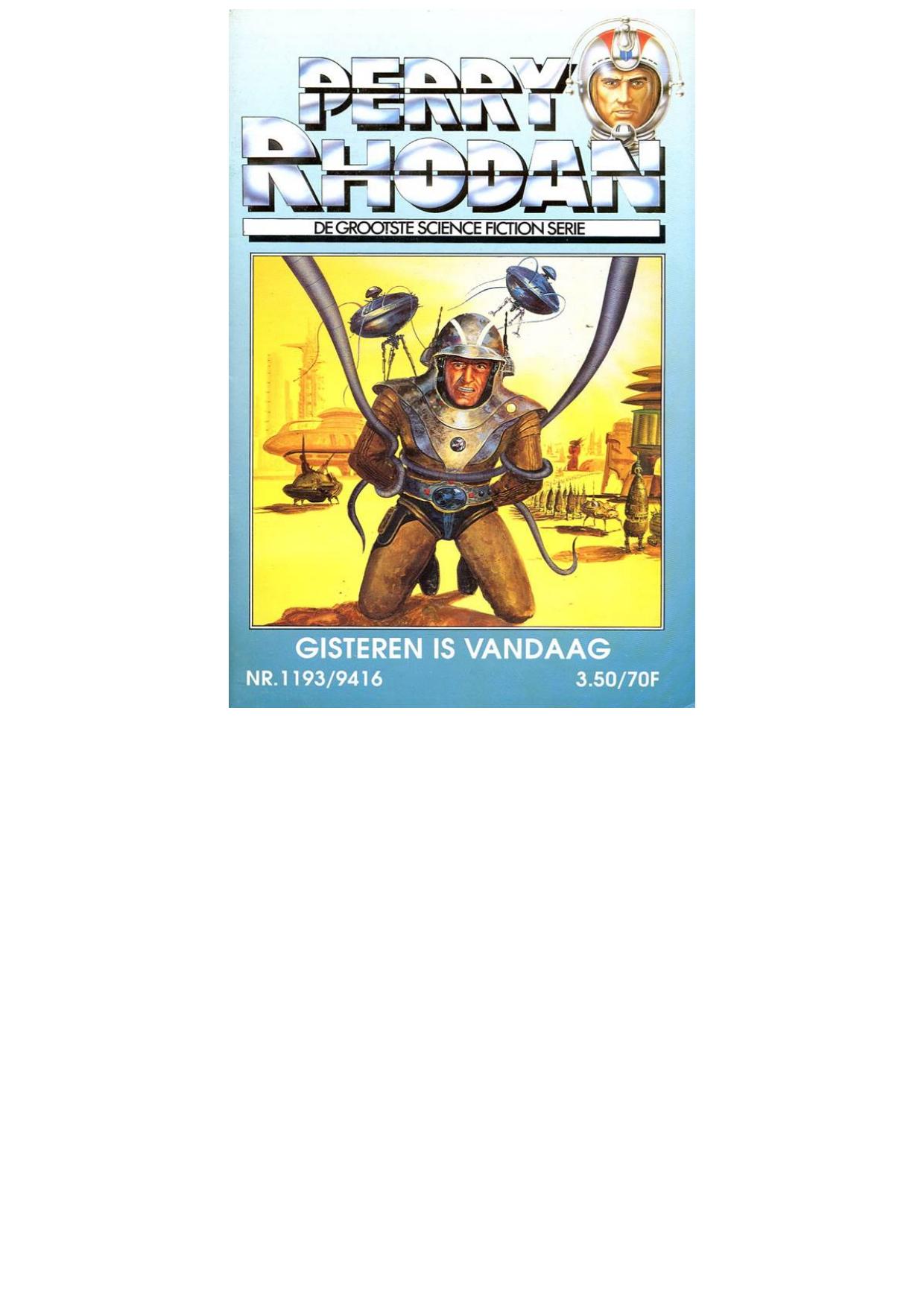 Perry Rhodan 1193 - Gisteren is vandaag