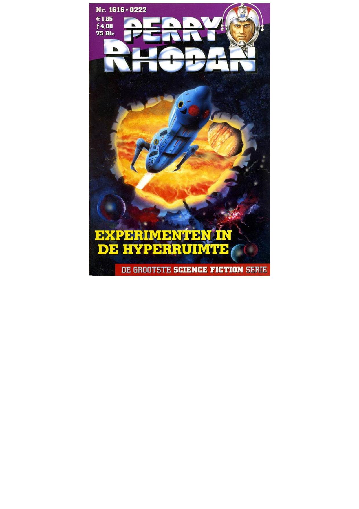 Perry Rhodan 1616 - Experimenten in de hyperruimte