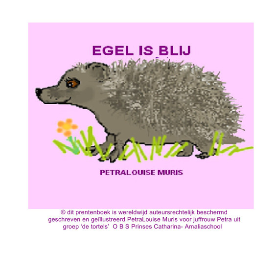egel is blij