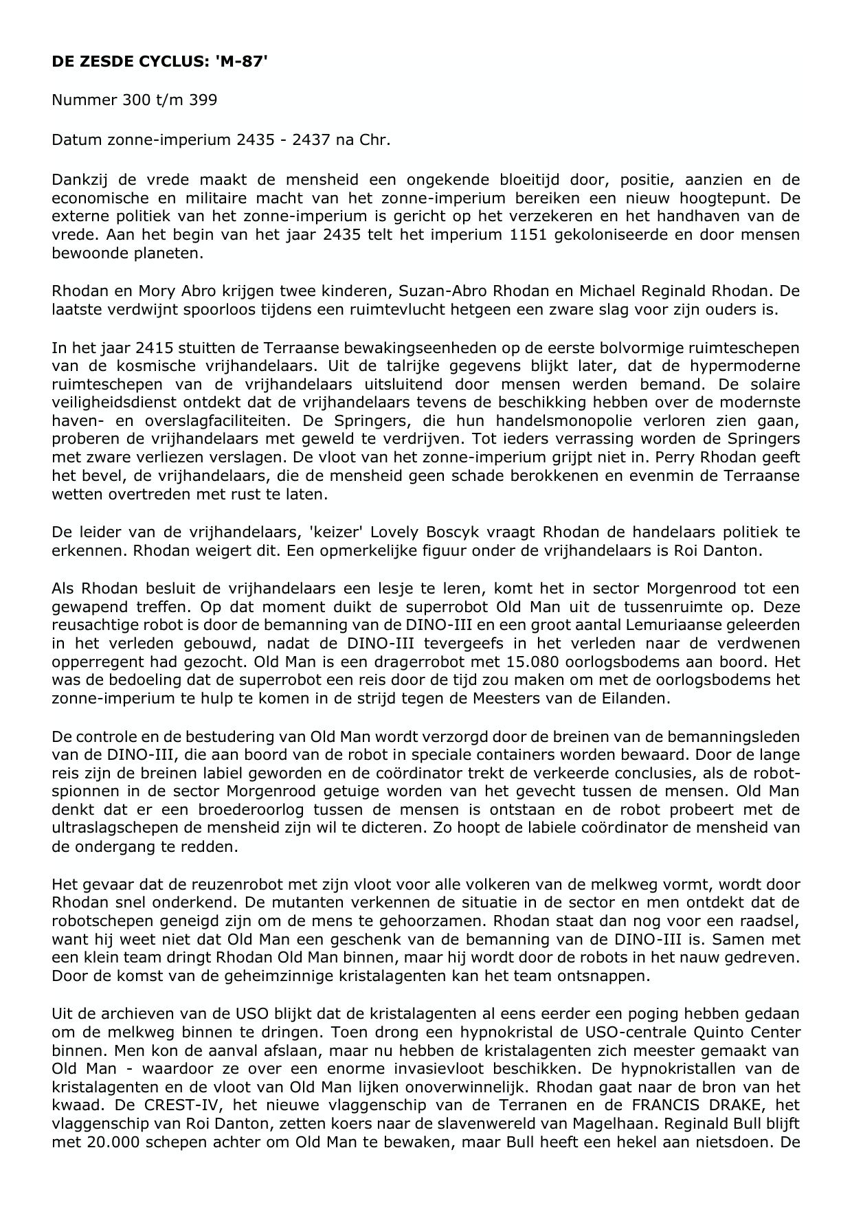 Samenvatting Cyclus 06