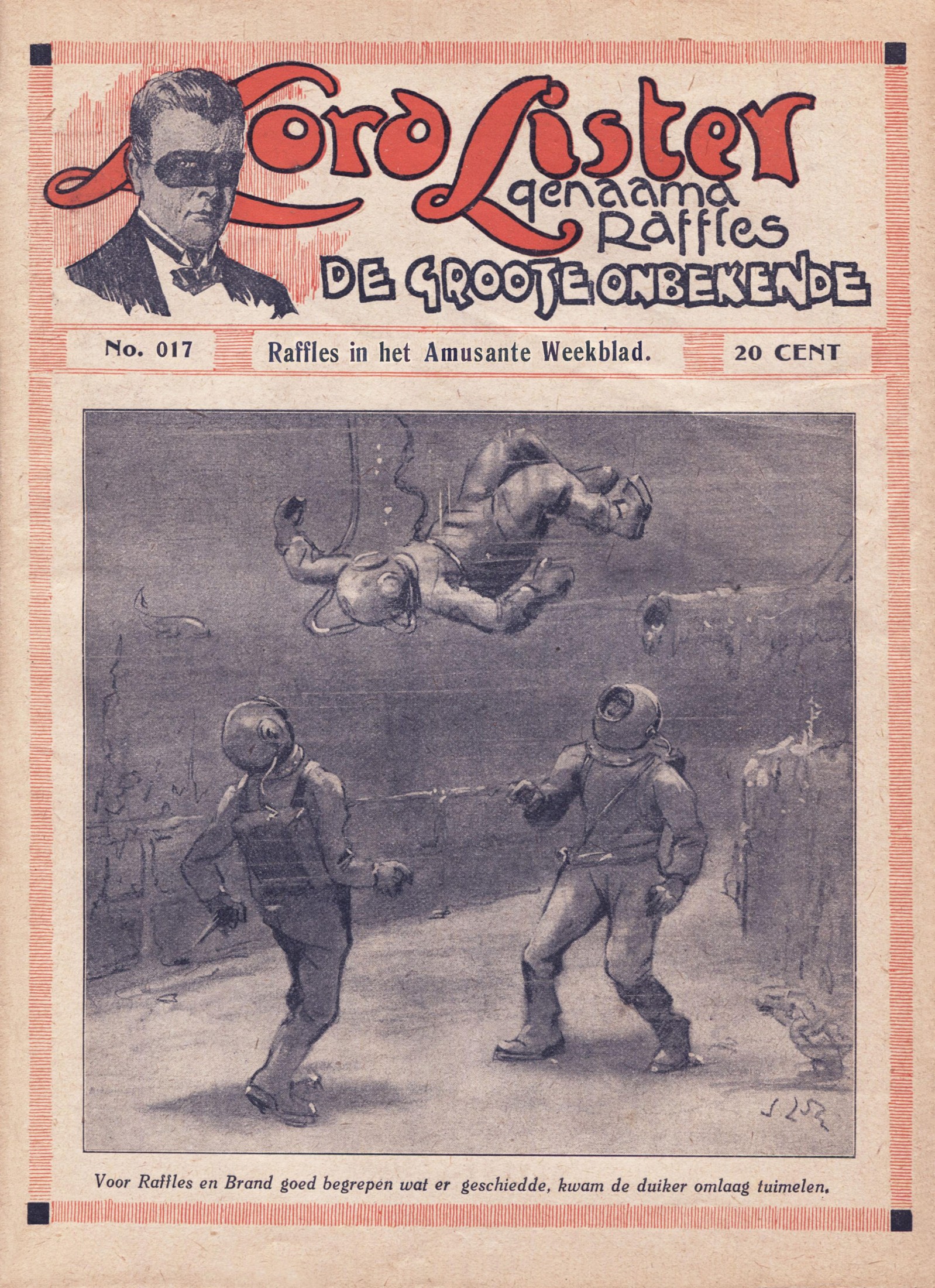 Raffles in het Amusante Weekblad 17