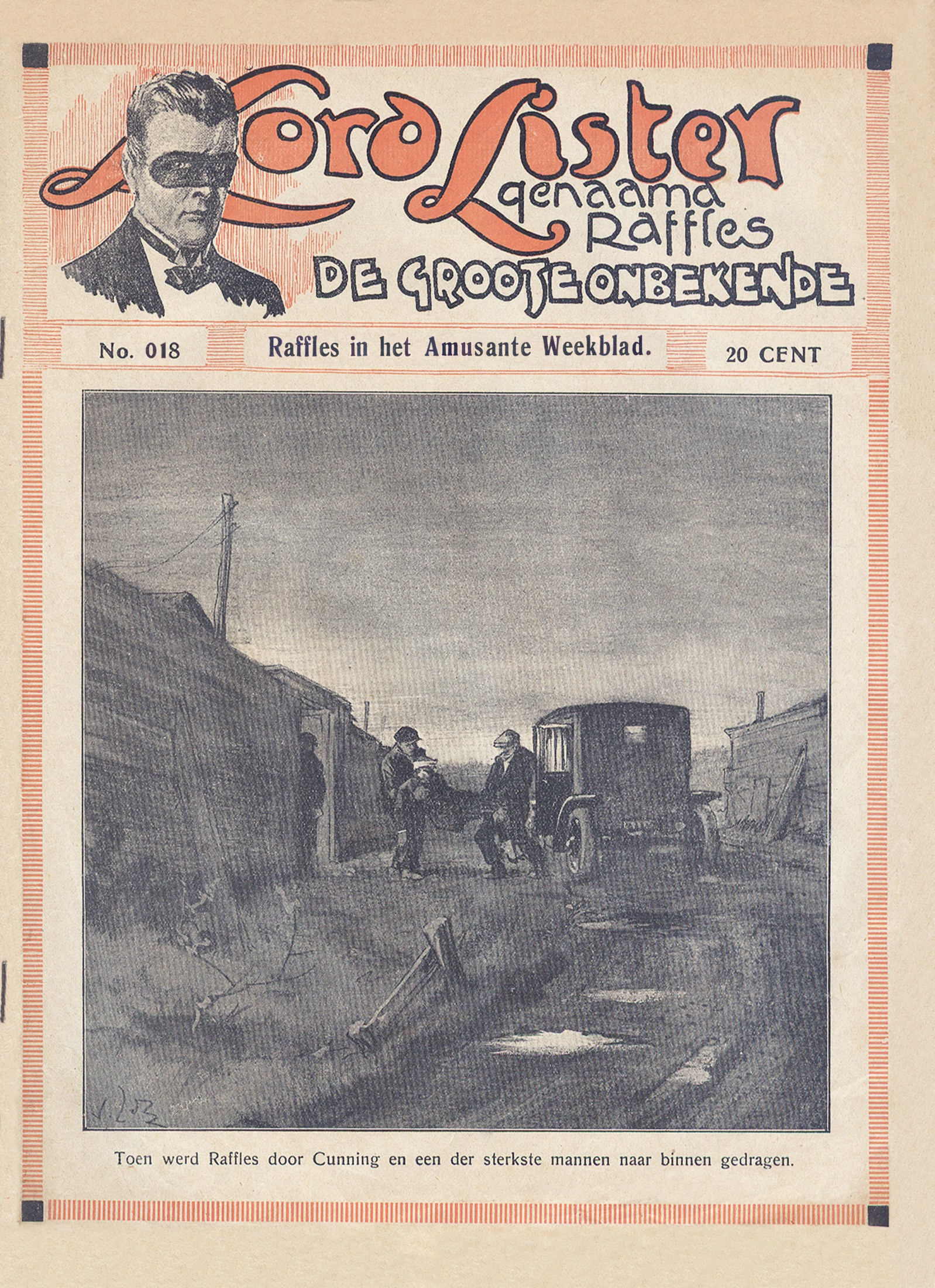 Raffles in het Amusante Weekblad 18