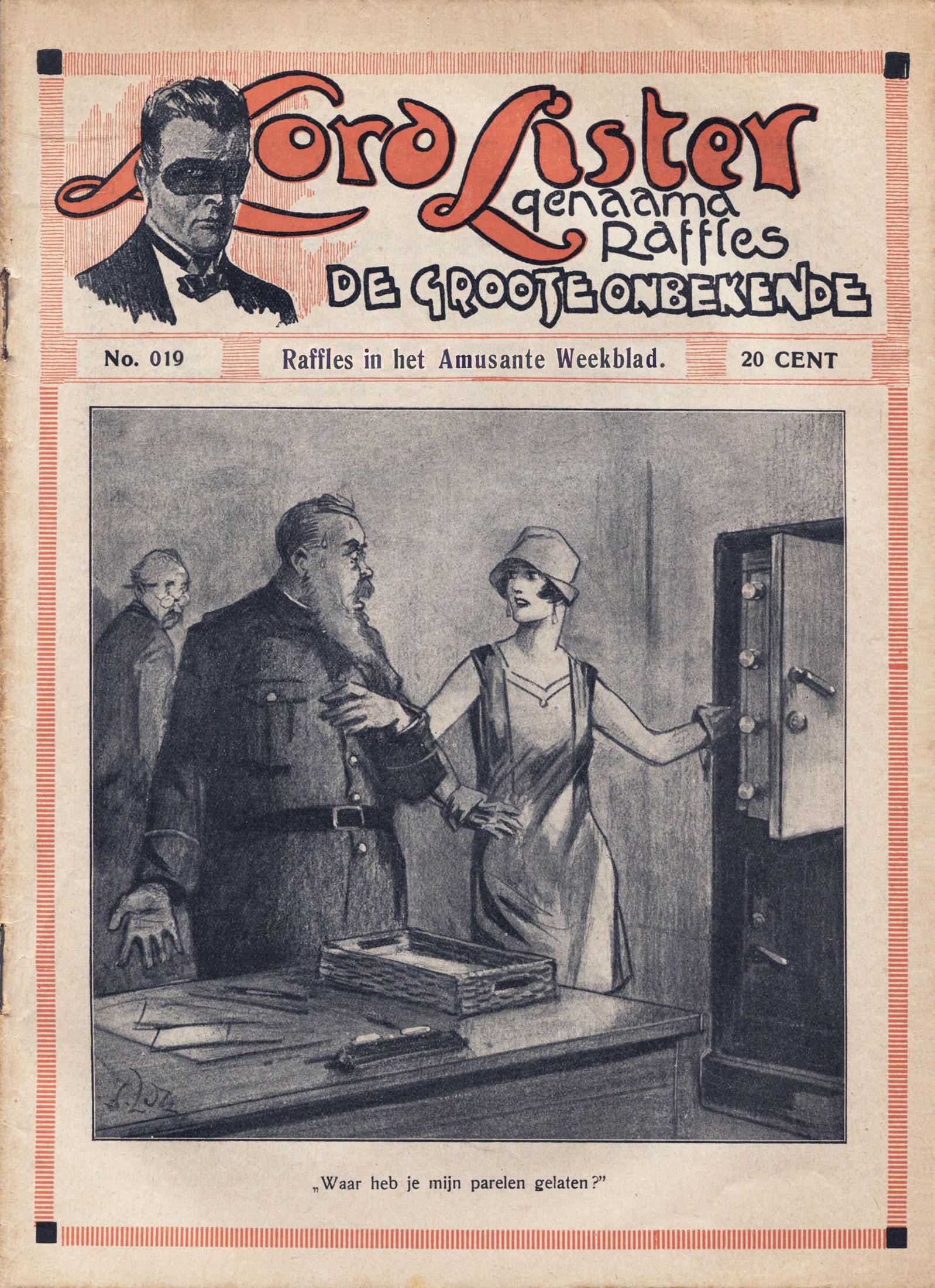 Raffles in het Amusante Weekblad 19