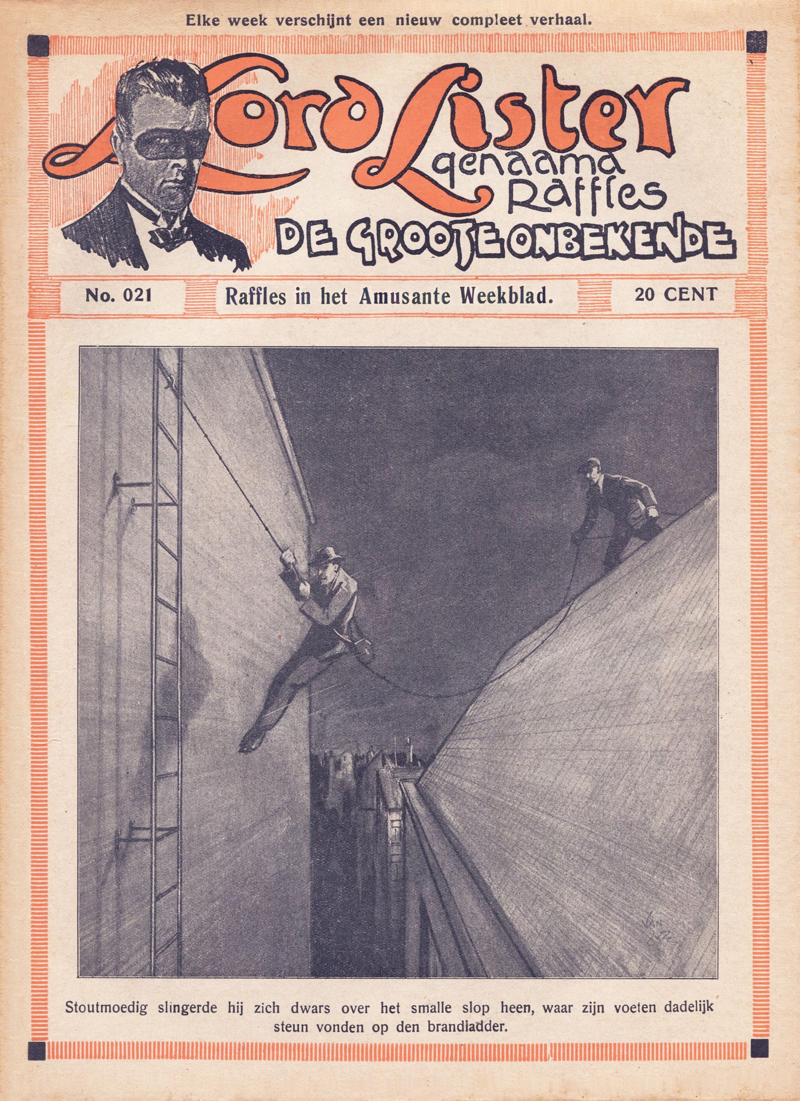 Raffles in het Amusante Weekblad 21