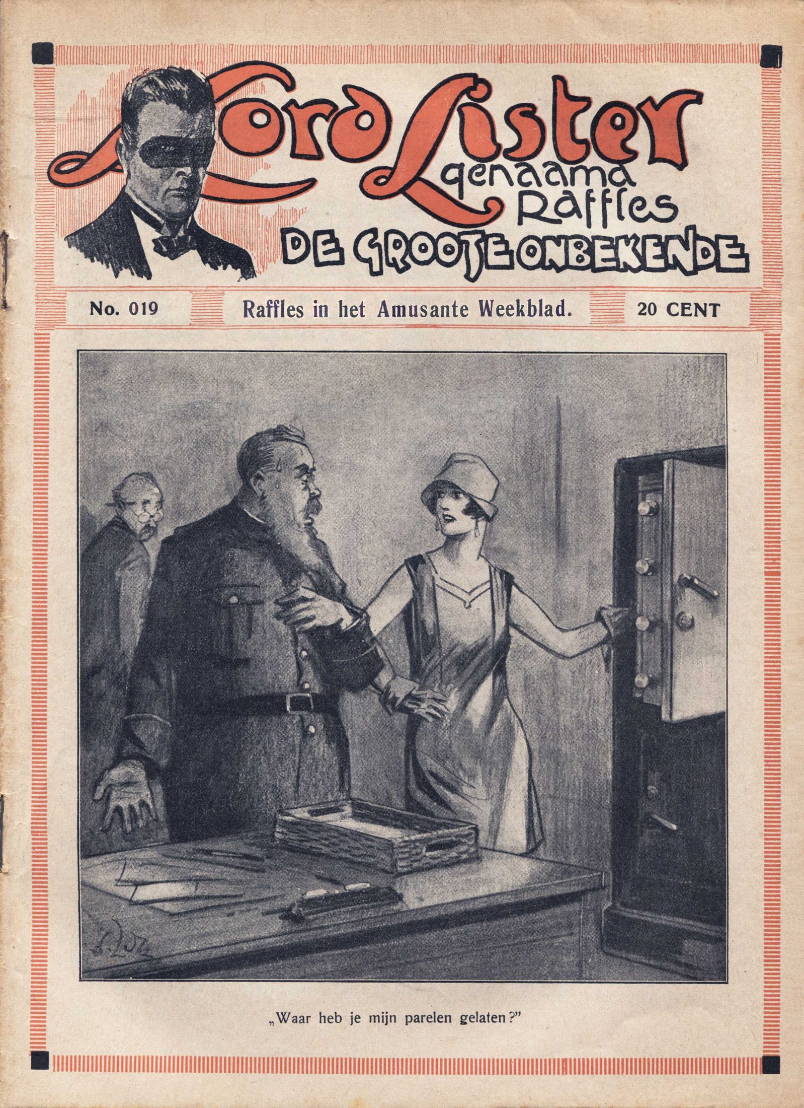 Raffles in het Amusante Weekblad 19