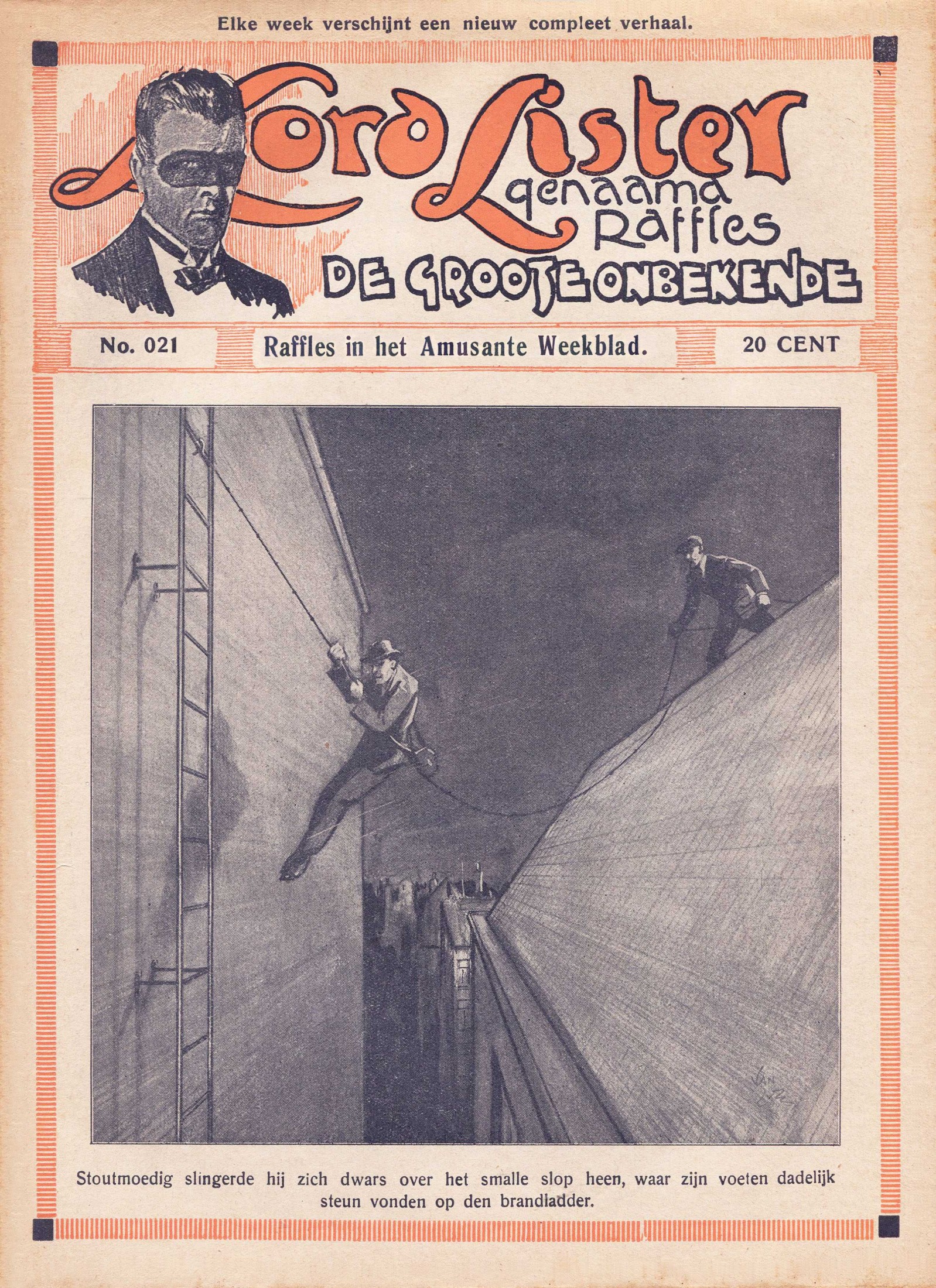Raffles in het Amusante Weekblad 21