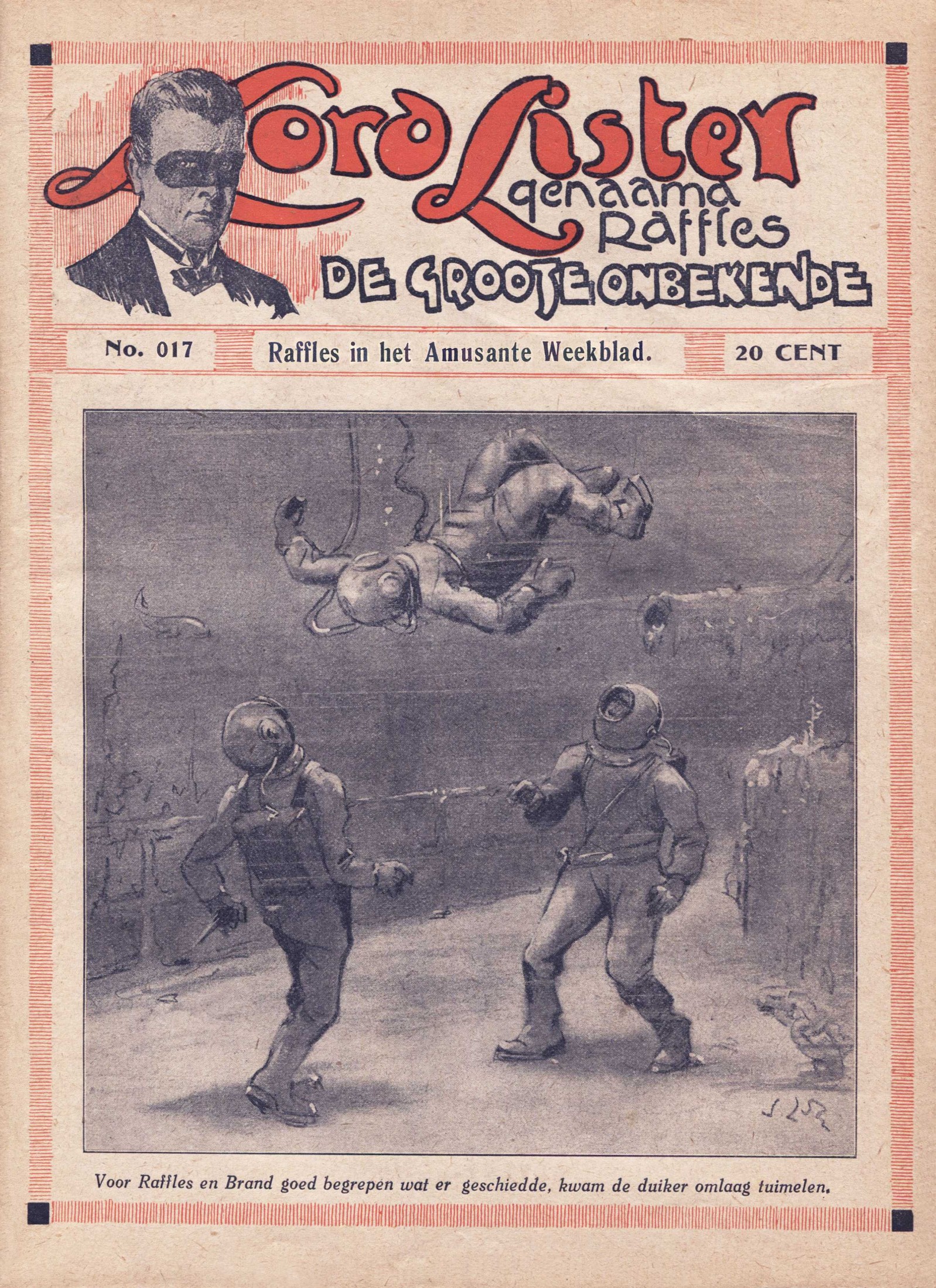 Raffles in het Amusante Weekblad 17