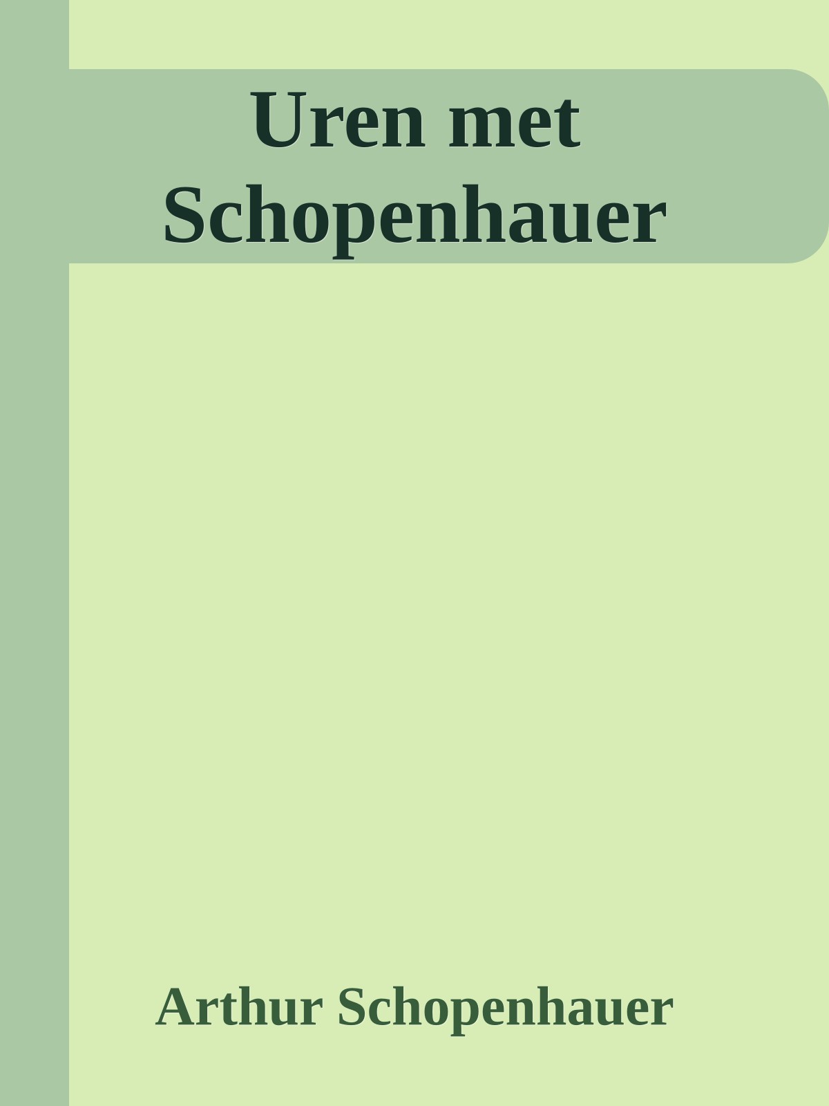 Uren met Schopenhauer
