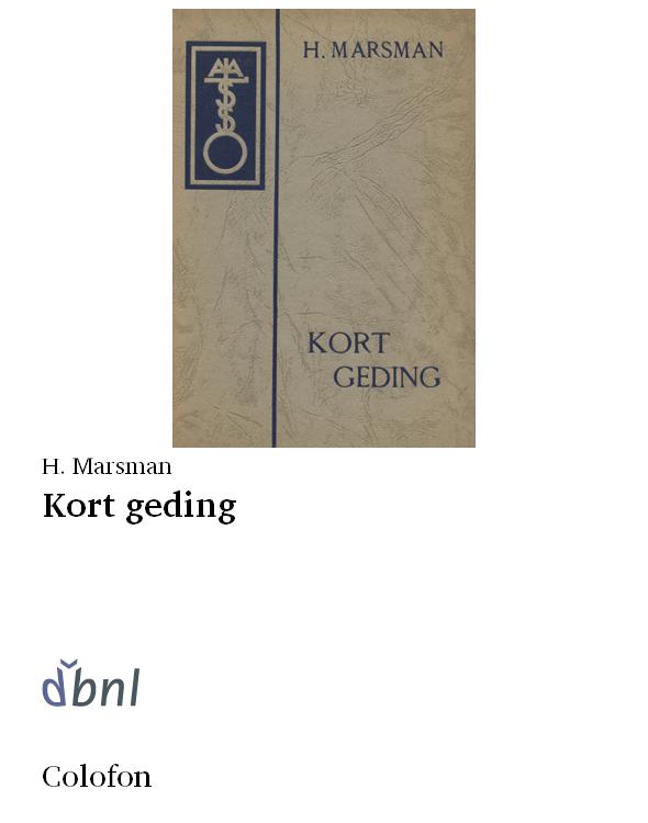 Kort geding