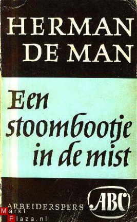 Een stoombootje in den mist