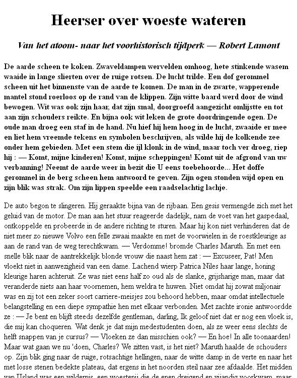 Spook-Thriller 207 - Heerser over woeste wateren