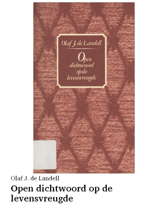 Open dichtwoord op de levensvreugde
