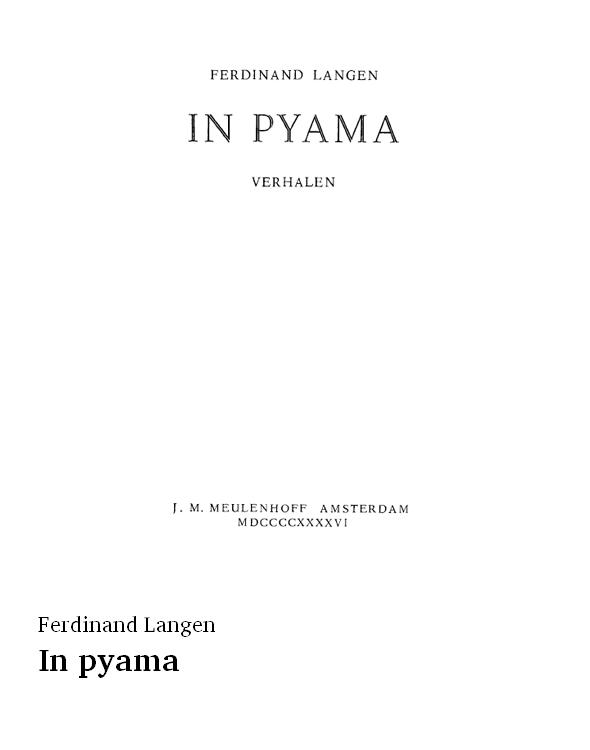 In pyama