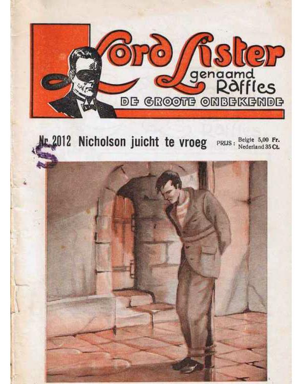 2012 Nicholson Juicht Te Vroeg