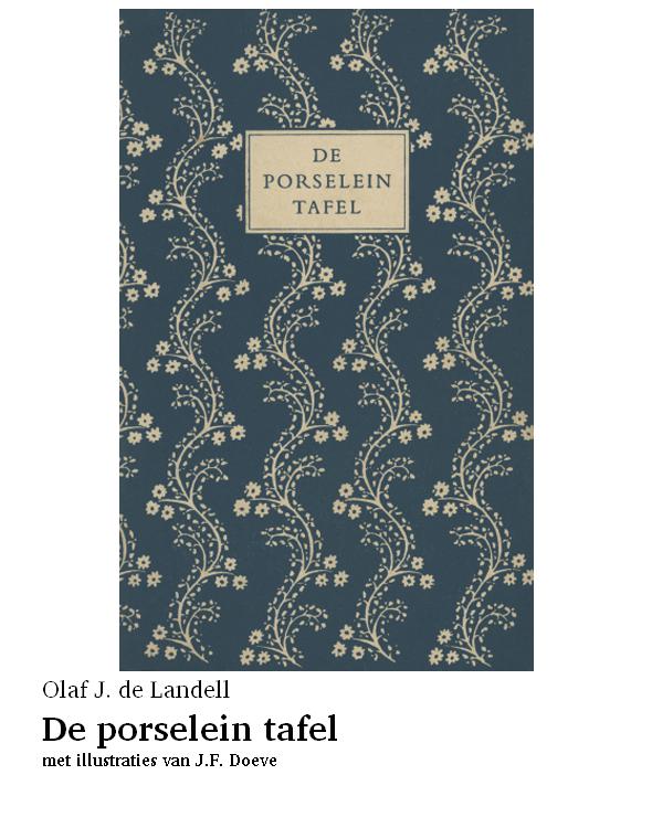 De porselein tafel