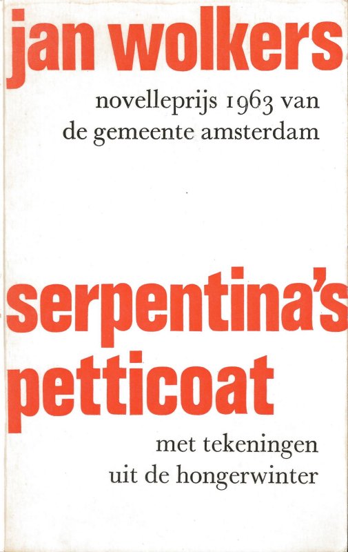 Serpentina's petticoat met tekeningen uit de Hongerwinter