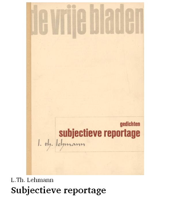 Subjectieve reportage