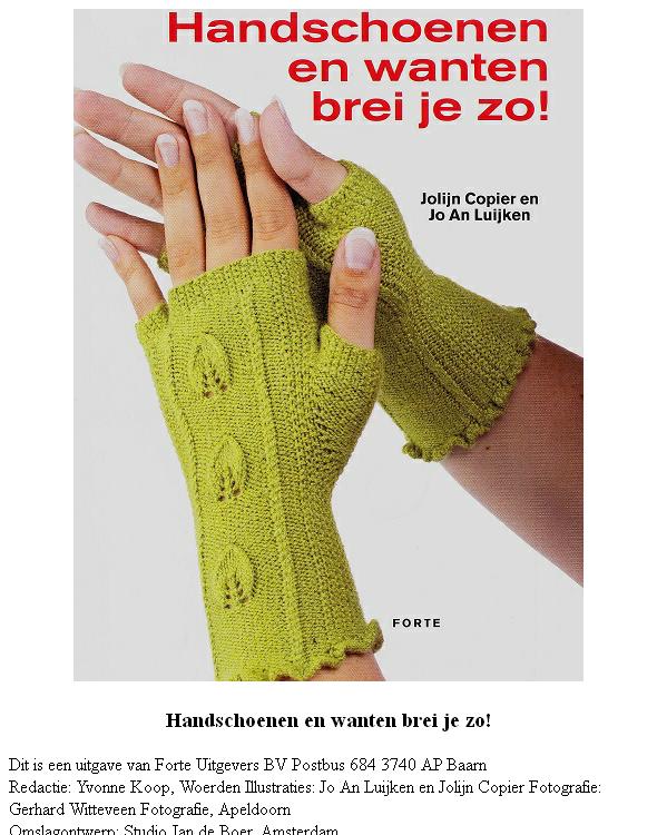 Handschoenen en wanten brei je zo!