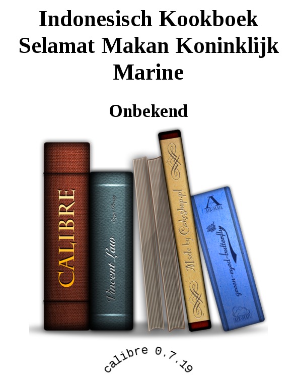 Indonesisch Kookboek Selamat Makan Koninklijk Marine