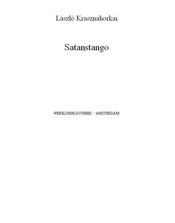 Satanstango