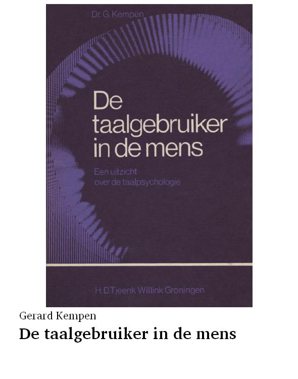 De taalgebruiker in de mens