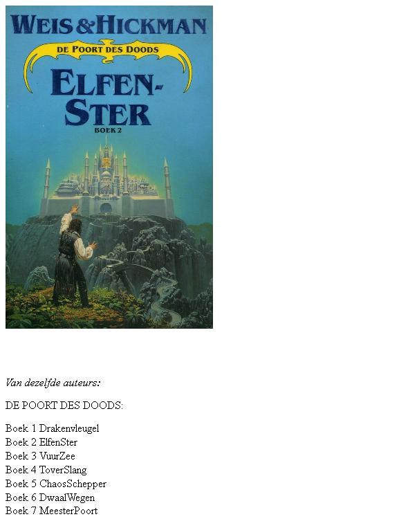 De poort des doods - boek 2 - Elfenster