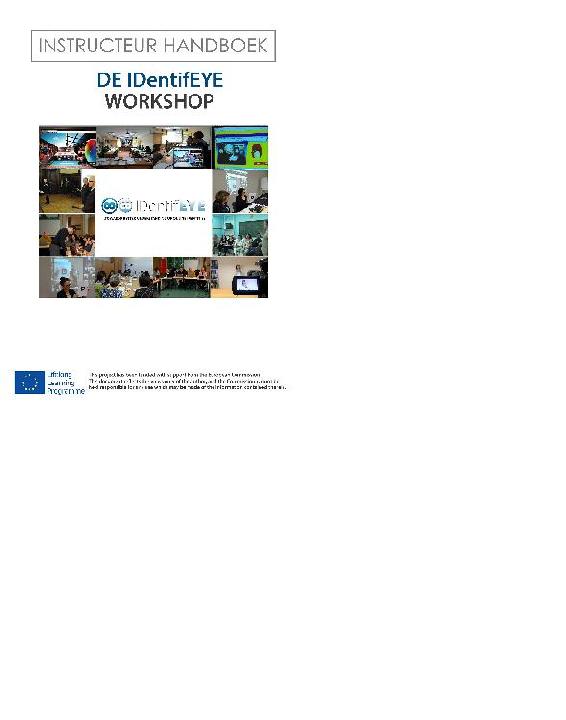 INSTRUCTEUR HANDBOEK - DE IDentifEYE WORKSHOP