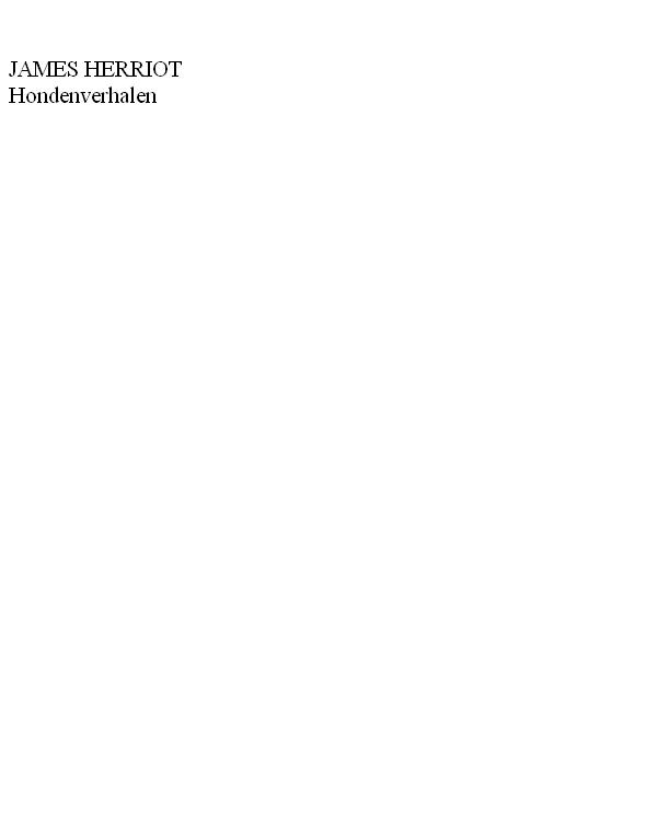 Hondenverhalen