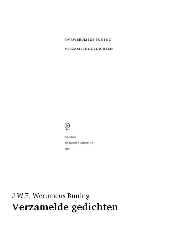 Verzamelde gedichten