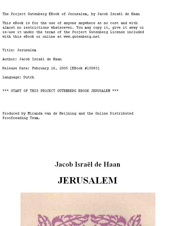 Jerusalem