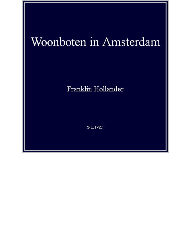 Woonboten in Amsterdam (NL, 1983)