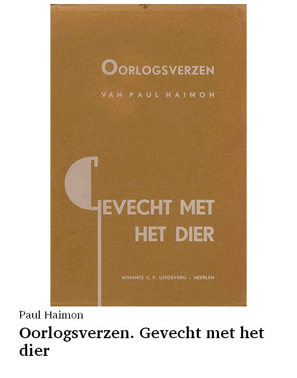 Oorlogsverzen. Gevecht met het dier