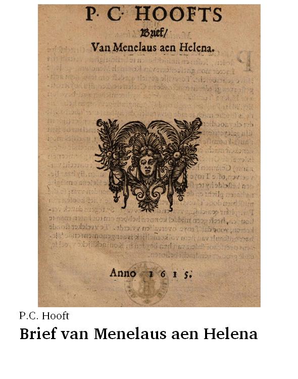 Brief van Menelaus aen Helena