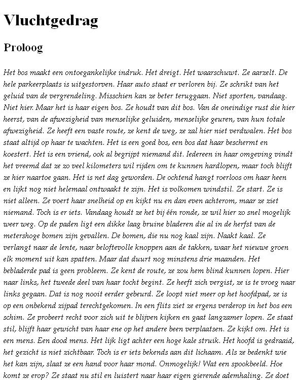 Vluchtgedrag