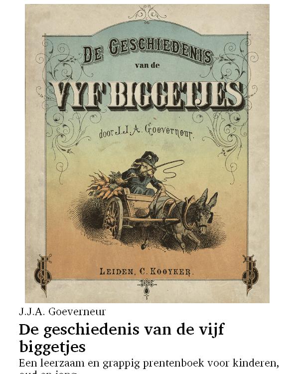 De geschiedenis van de vijf biggetjes