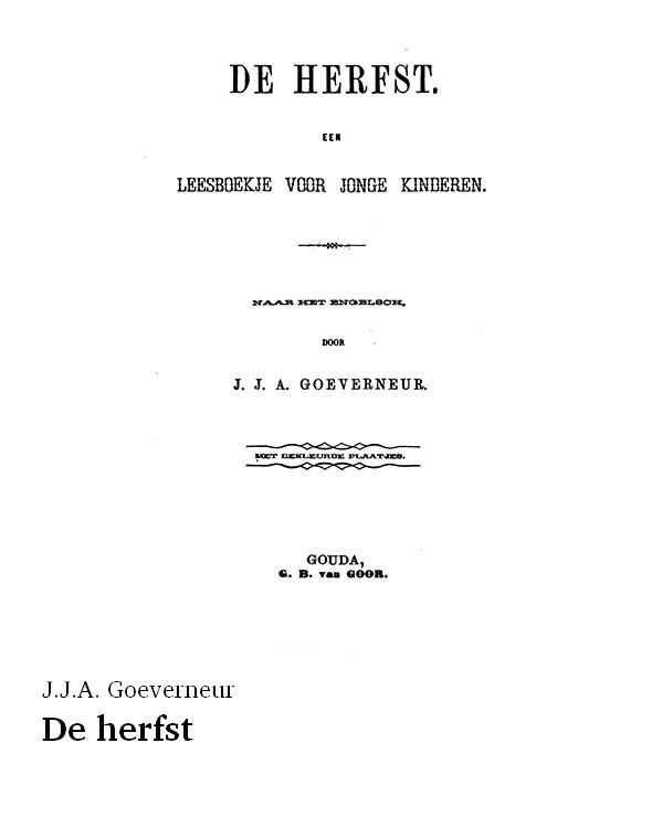 De herfst