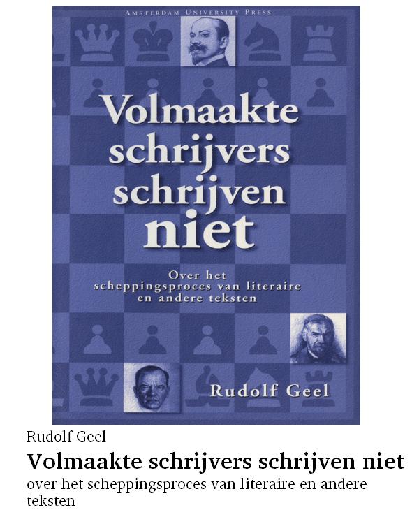Volmaakte schrijvers schrijven niet