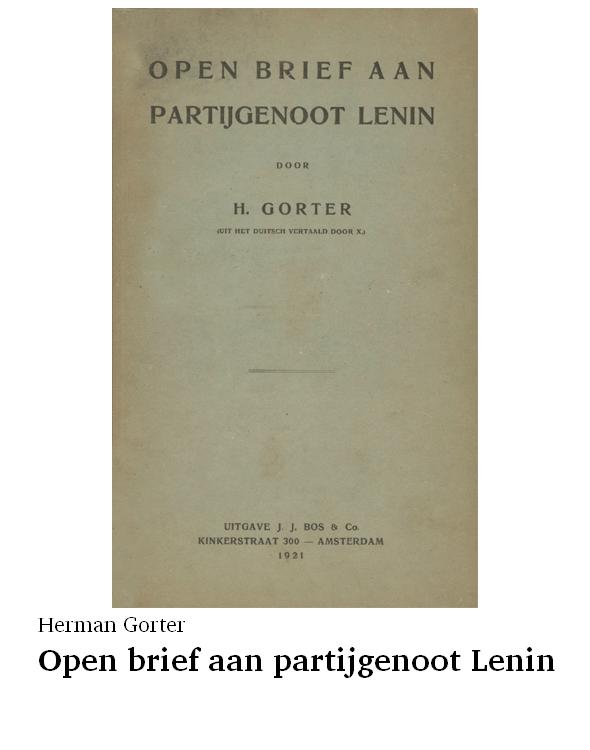 Open brief aan partijgenoot Lenin