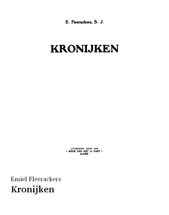 Kronijken