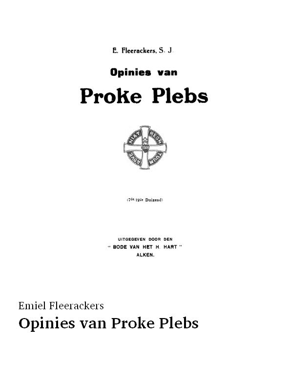 Opinies van Proke Plebs