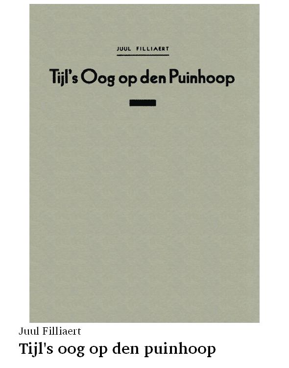 Tijl's oog op den puinhoop