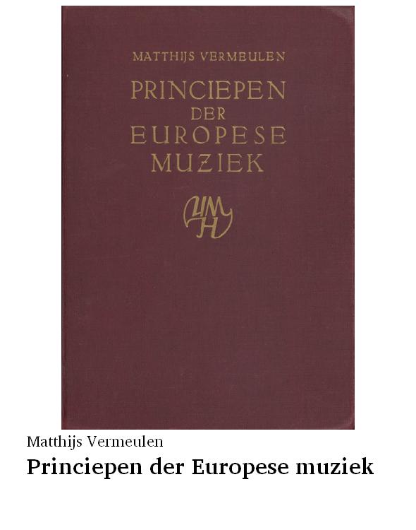 Princiepen der Europese muziek