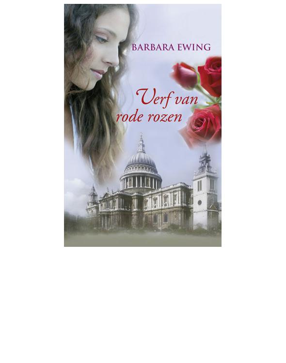Verf van rode rozen